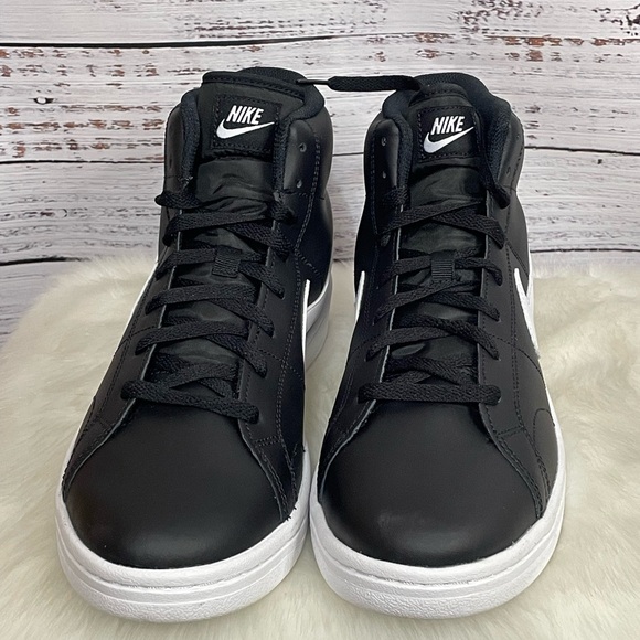 New Mens Nike Court Royale 2 Mid Black Size 10.5 - Picture 7 of 10